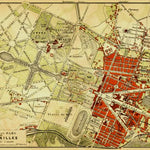 Waldin Versailles town and park map, 1903 digital map