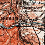 Waldin Vienna (Wien) environs, 1910 digital map
