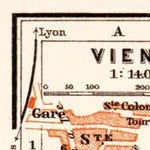 Waldin Vienne city map, 1913 digital map