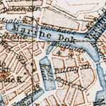 Waldin Vlissingen city map, 1904 digital map
