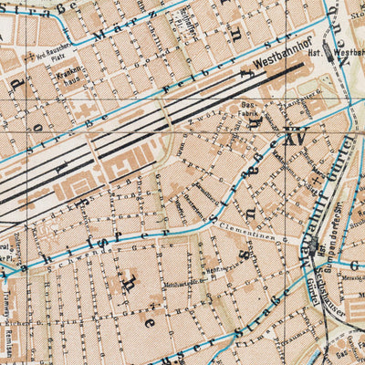 Waldin Wien (Vienna) City Map, about 1910 digital map