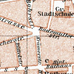 Waldin Wismar city map, 1911 digital map