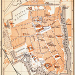 Waldin Ypres town plan, 1904 digital map