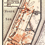 Waldin Zandvoort town plan, 1904 digital map