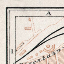 Waldin Zittau town plan, 1911 digital map