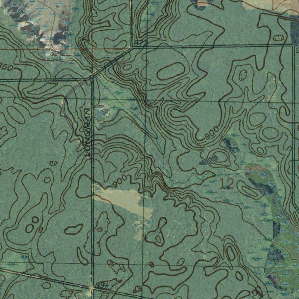 MIAugusta GeoChange 19802012 Map by Western Michigan University