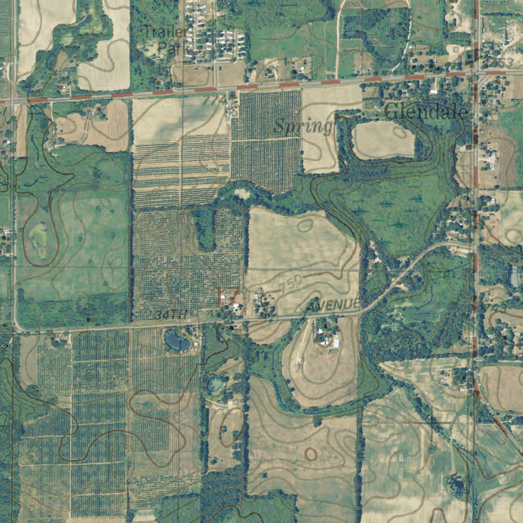 MIGobles West GeoChange 19762012 Map by Western Michigan University