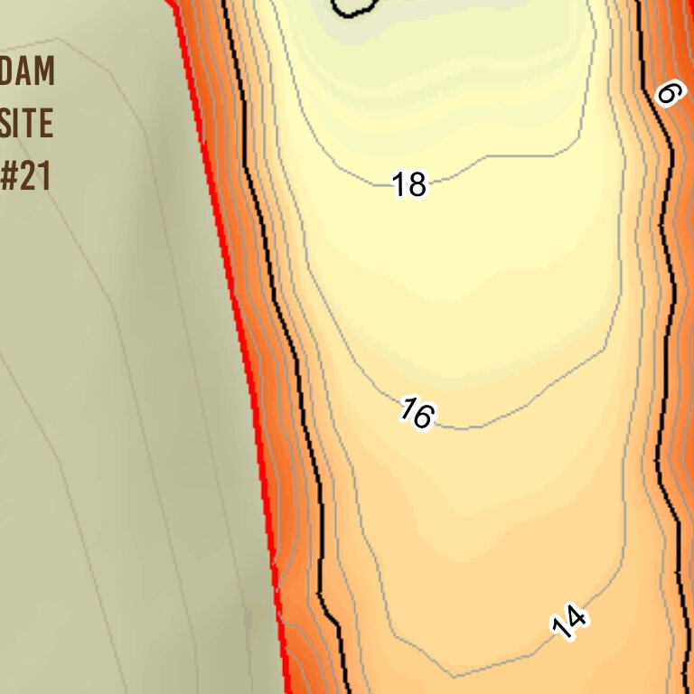 Fort Ashby Lake Fishing Guide Map by WV Division of Natural Resources