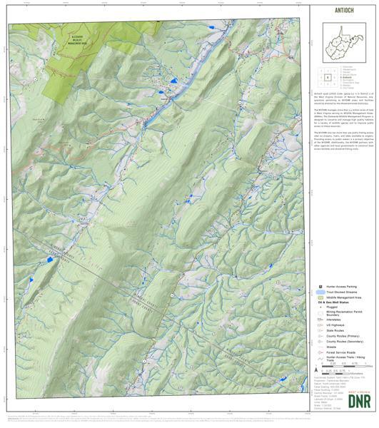 Grant County, WV Quad Maps Bundle Map by WV Division of Natural