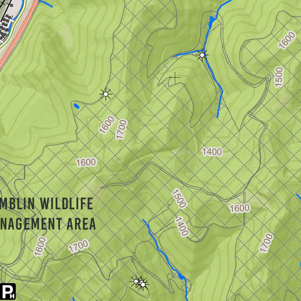 Holden Quad Topo WVDNR Map by WV Division of Natural Resources