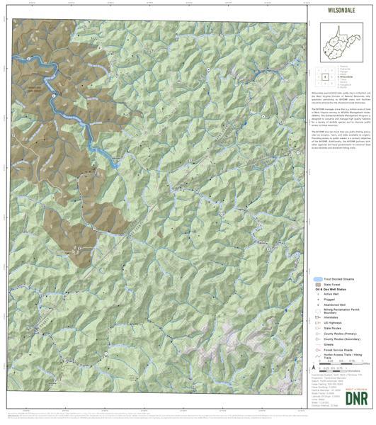Mingo County, WV Quad Maps Bundle Map by WV Division of Natural