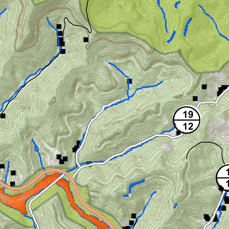 Stonewall Jackson Lake Fishing Guide (Small) Map by WV Division of
