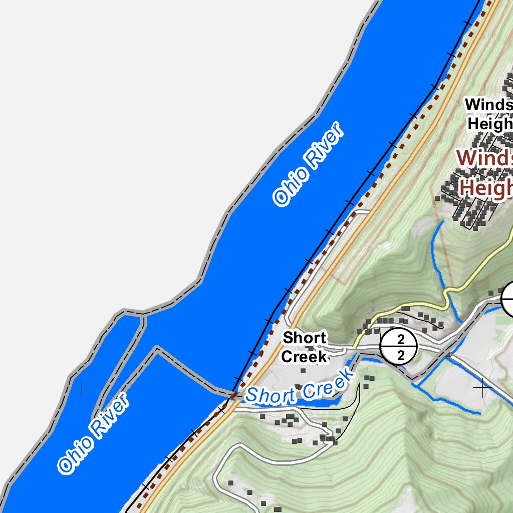 Tiltonsville Quad Topo WVDNR Map by WV Division of Natural Resources