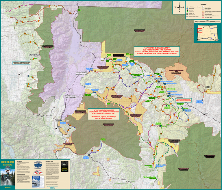 Continental Divide Jackson 2026 Snowmobile GeoPDF Map By Wyoming Wyoming State Parks Continental Divide Jackson 2026 Snowmobile Geopdf Map 1698552 Preview 0 