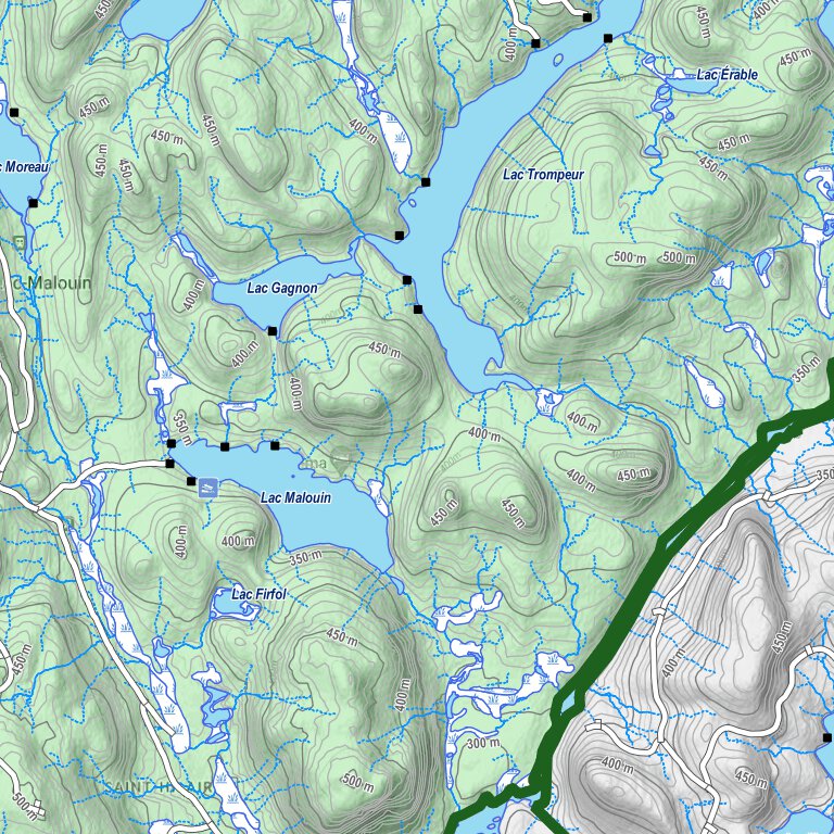 Zec Jeannotte (2023) Map By Zecs Quebec 