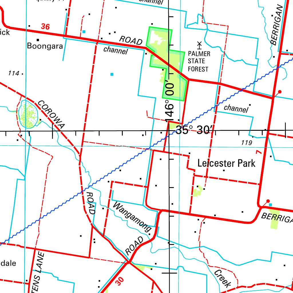 Jerilderie SI55 - 14 Map by Geoscience Australia | Avenza Maps