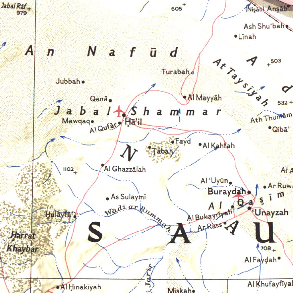 Middle East Map (East) 1978 by National Geographic | Avenza Maps