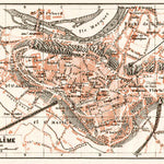 Angoulême City Map, 1902