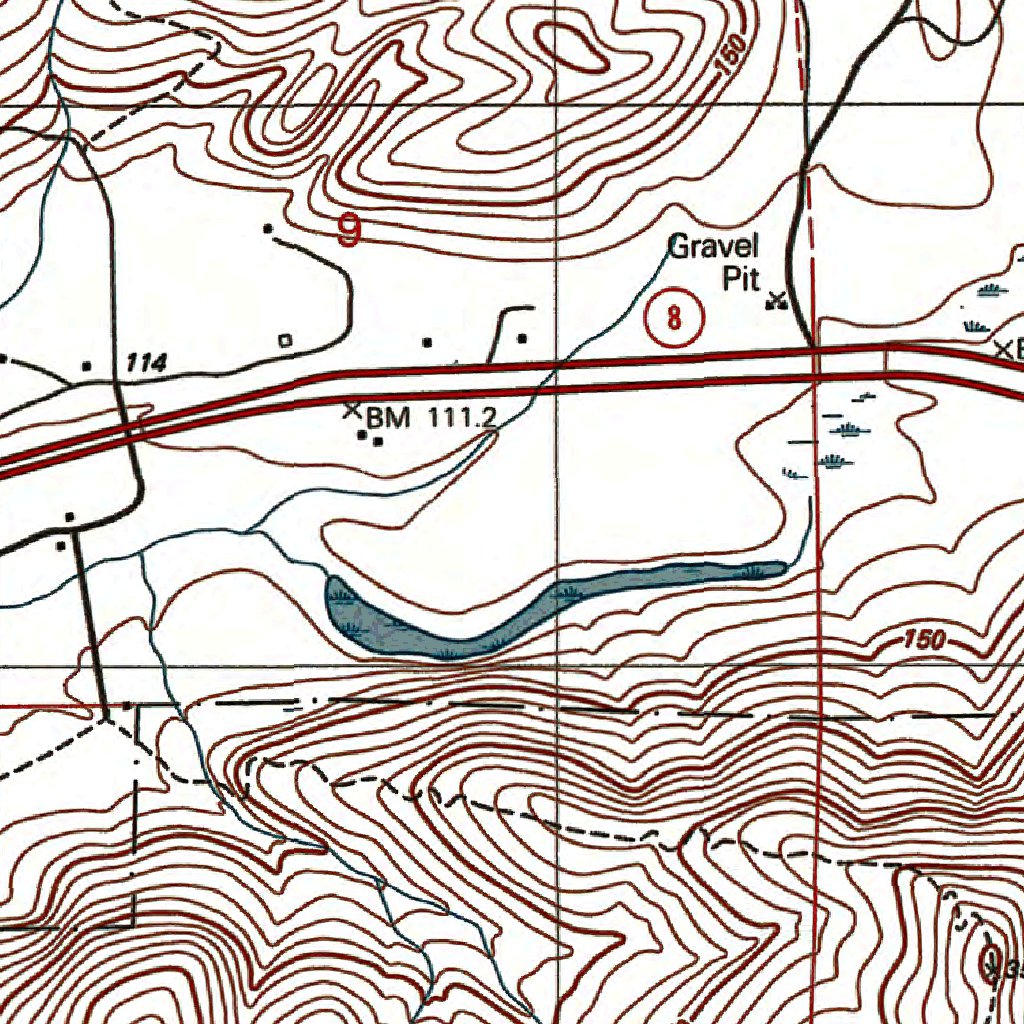 WAKamilche Valley Authoritative US Topos 1981 Map by Western Michigan
