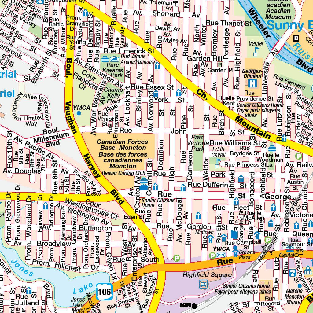 Preview of Moncton, NB map