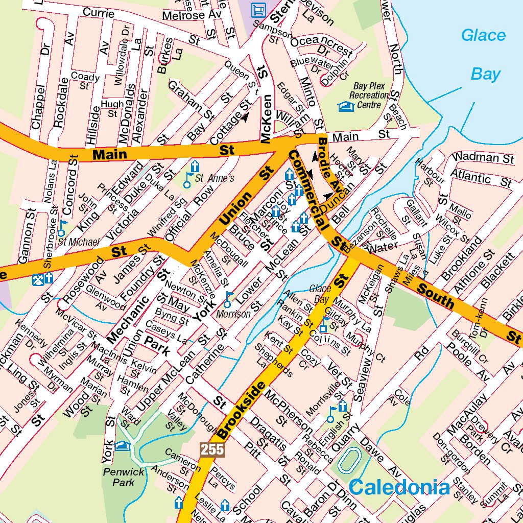 New Waterford and Glace Bay, NS Map by Mapmobility Corp. Avenza Maps