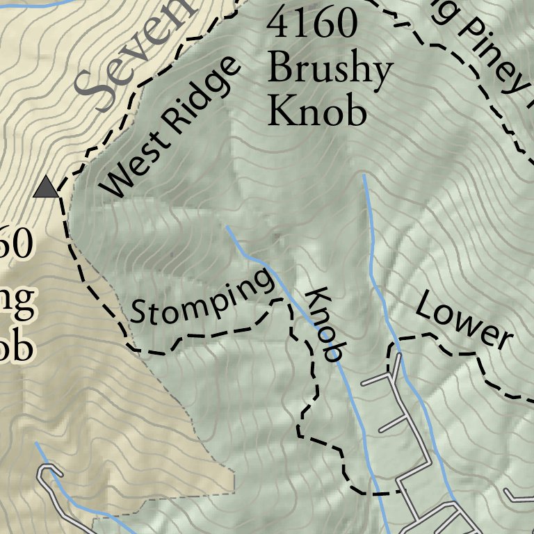 Montreat Conference Center Trail System Map by Pisgah Map Company, LLC
