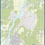 Кириши, план города. Kirishi City Map