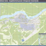 Лодейное Поле, план города. Lodeynoe Pole City Map