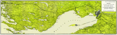 Карта дачныхъ мѣстностей въ окрестностяхъ Петербурга. St. Petersburg Environs Map (up to Vyborg)