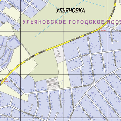 Ульяновка. Ульяновское городское поселение. Ulyanovka Town Plan