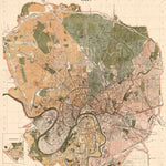 План Москвы на 1927 г. Moscow City Plan, 1927