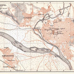 Adrianople (Edirne) city map, 1905