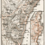 Abbazia (Opatija) and environs map, 1910