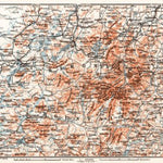 Map of the Adirondack Mountains, 1909