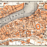 Arles city map, 1900