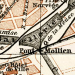 Calais city map, 1913