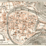 Besançon city map, 1909
