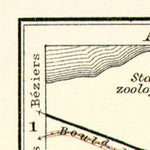 Séte (Cette) town plan, 1913