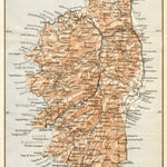 Corsica map, 1913