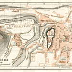 Lourdes city map, 1902