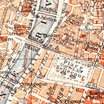 Lyon city map, 1913 (1:17,500 scale)