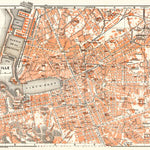 Marseille city map, 1913 (1:14,000 scale)