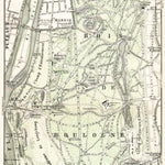 Forest of Boulogne (Bois de Boulogne) map, 1931
