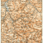 St. Sauveur, Barèges and Gavarnie map, 1902
