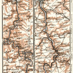 Meuse River Valley map, 1909