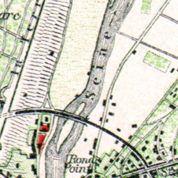 Saint-Germain-en-Laye and environs map, 1931