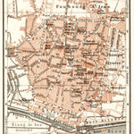 Saint-Quentin town plan, 1909