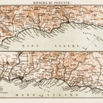 Riviera di Ponente from Porto Maurizio to Genova, 1913