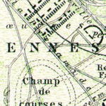 Vincennes, Charenton and Nogent-sur-Marne map, 1931
