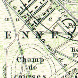 Vincennes, Charenton and Nogent-sur-Marne map, 1931